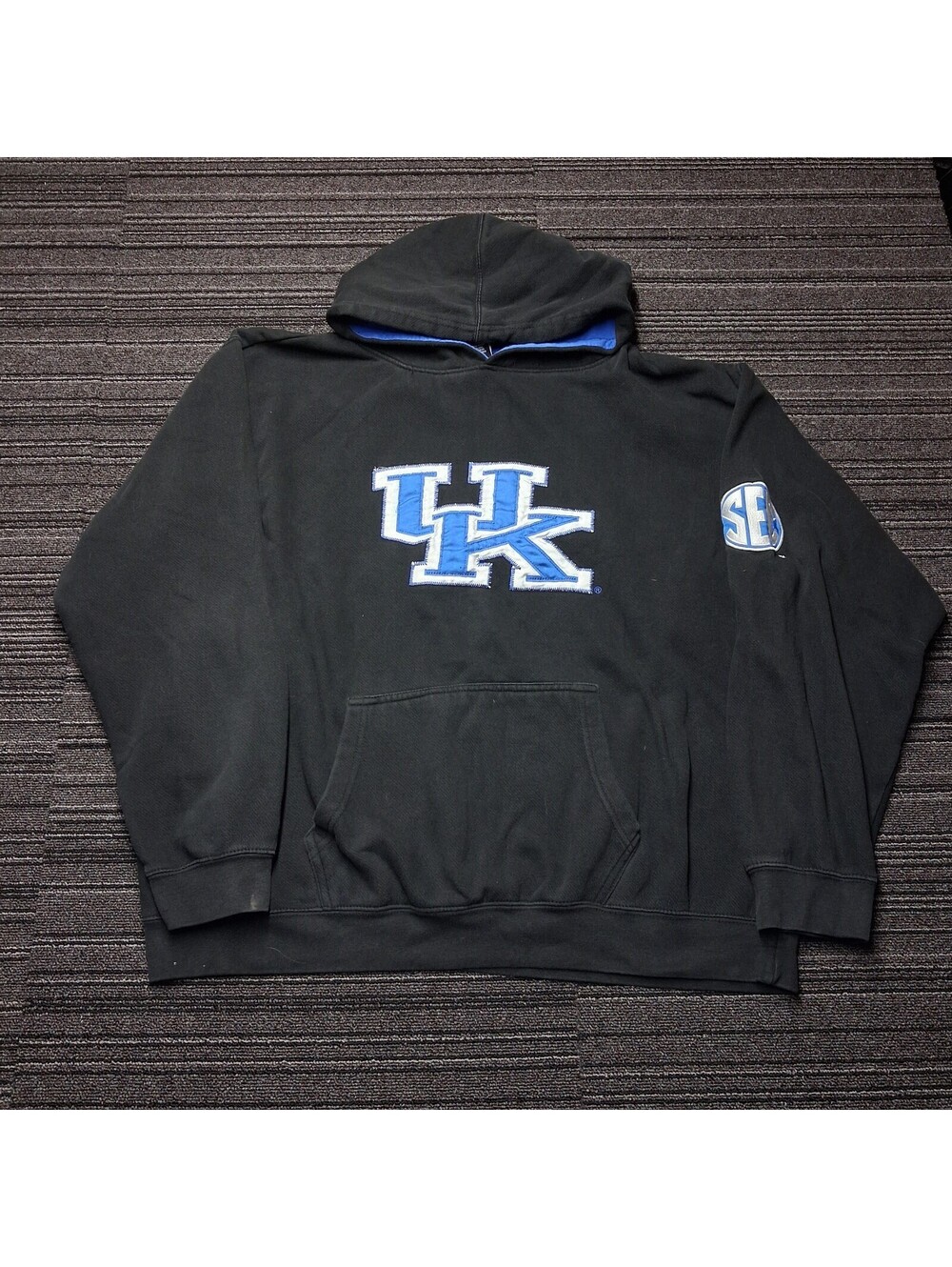 Blue 84 Kentucky Wildcats Men’s 2XL Black Pullover Hoodie SEC UK NCAA
